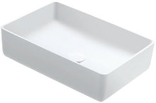 Opbouwlavabo neo Q 50X35X13 zonder kraanvlak/overloop xonyx mat wit