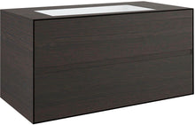 Onderbouw 2 lades+onderbouwlavabo centraal tenso 90CM zonder kraangat wenge