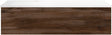 SOUS MEUBLE COFFEE 1 TIROIR 120 NOYER DECOR VELOURS+LAVABO GAUCHE BLANC