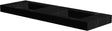 TABLET MARBRE CERAMIQUE LAVABO S DOUBLE 160 H10 +TROU ROBINETS BAMBOO BLACK
