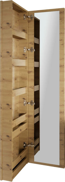 KLEEDSPIEGELKAST COFFEE SMAL 1 DEUR LINKS 40  EIKEN DECOR URBAN