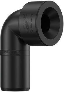 COUDE SIPHON PP 90°MF 40MM NOIR