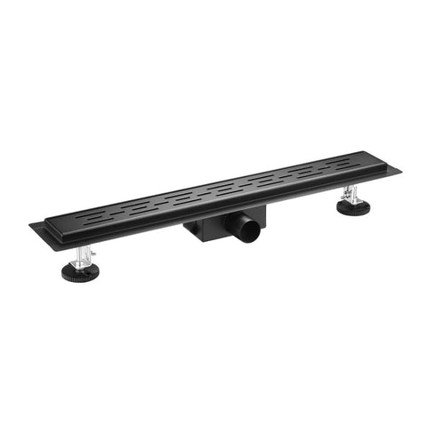 Aloni douchegoot - met rooster - compleet - 60CM - mat zwart, douchegoten — SKU MB-15744-19271, EAN 5404024113497