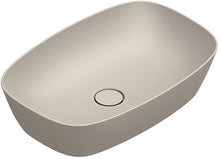 Opbouwlavabo alvea catalano cataglaze+ 60X40 H14 zonder overloop sabbia satinato