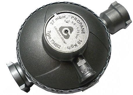 2-TRAPS DRUKREGELAAR PROPAAN 10kg/u 37mb 1/2"FF