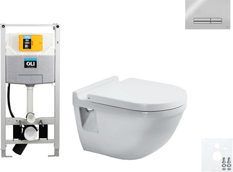 WALLFIX OLI HANGWC STARCK 3 DURAVIT GLAM BLINKEND CHROOM