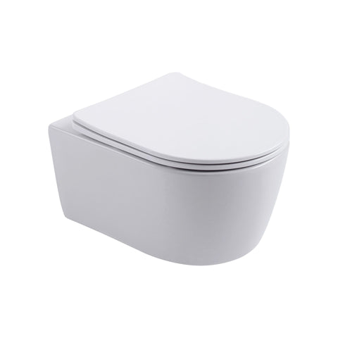 BELVIT PRO wand-wc randloos wit met softclose wc-zitting RIM-OFF design hygiënisch & modern, wc-potten — SKU MB-19468-22995, EAN 5404029122906