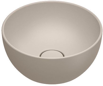 Opbouwlavabo sfera catalano cataglaze+ diameter 32 H14 zonder overloop seta satinato
