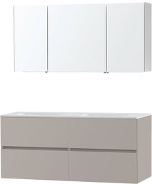 Meubel Molto poedergrijs 140 Solid spiegelkast