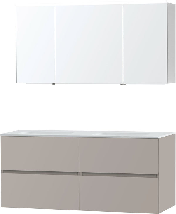 Meubel Molto poedergrijs 140 Solid spiegelkast
