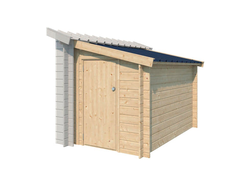 Gardenas aanbouwhuisje 150x265 cm hout anticondensbescherming