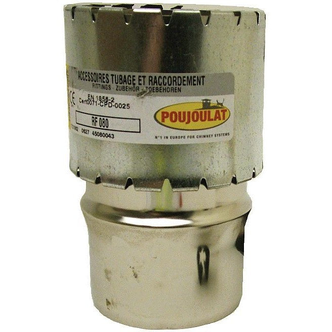 Aansluitstuk flexibel-vast CONDENSOR POUJOULAT 80MM