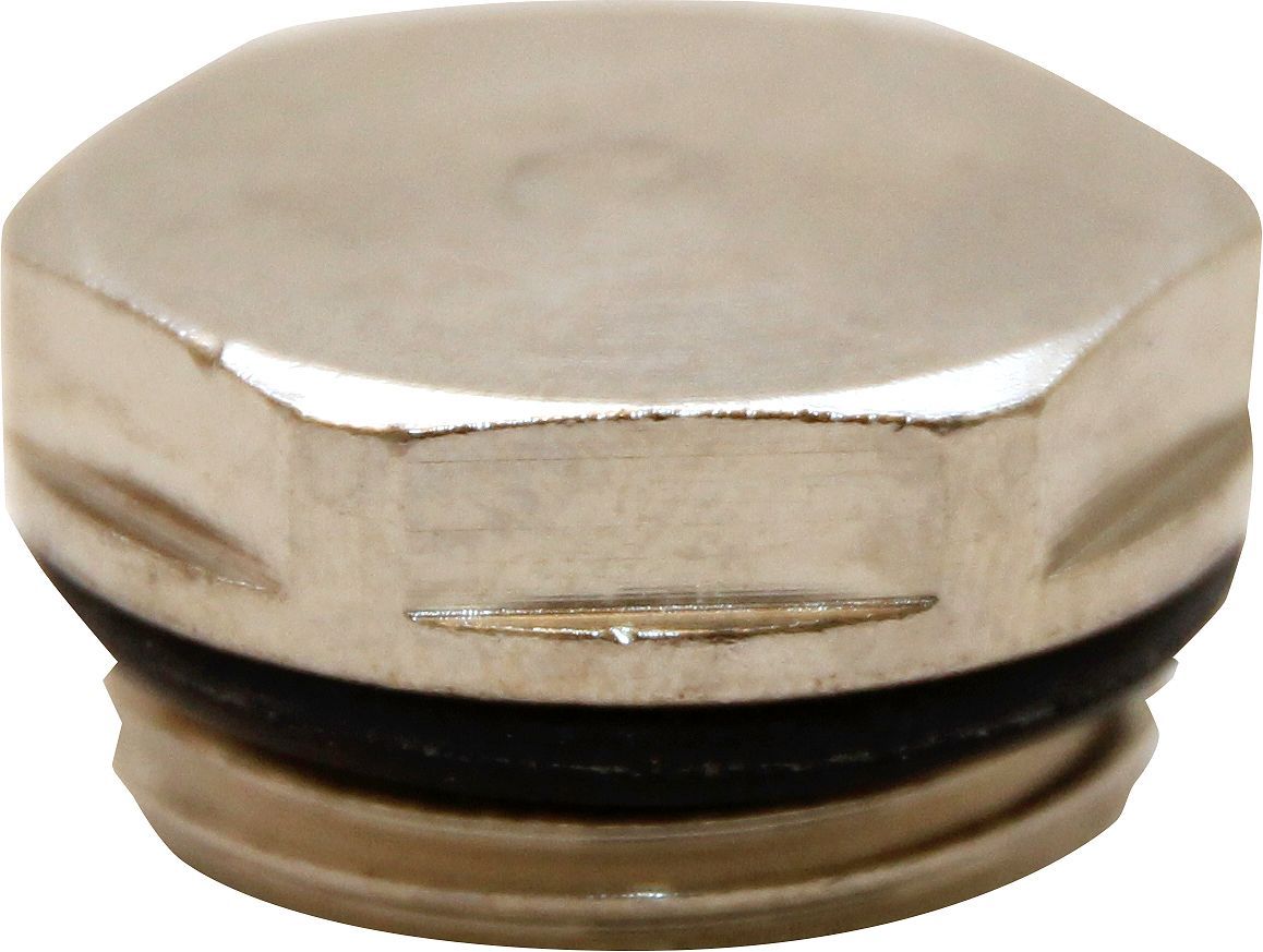 Blindstop voor radiator 1/2" chroom
