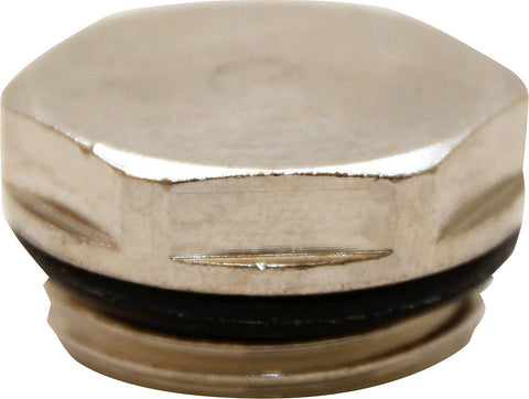 Blindstop voor radiator 1/2" chroom