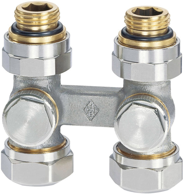H-BLOK 2-PIJP VEKOTEC HEIMEIER 1/2"RECHT