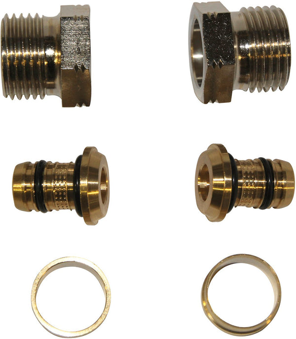 SET RACCORD A COMPRESSION HONEYWELL ALUPEX /2"-16X2MM
