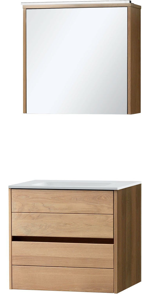 Meubel Molto massif eik 70 Solid spiegelkast, badkamermeubelen — SKU DESCO-701667