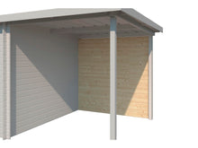 Gardenas achterwand 200cm voor extensie Nice 200
