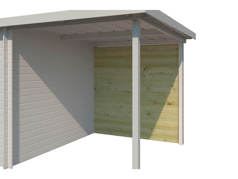 Gardenas achterwand 200cm voor extensie Nice geïmpregneerd