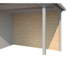 Gardenas paroi arrière 300cm pour extension Nice 300