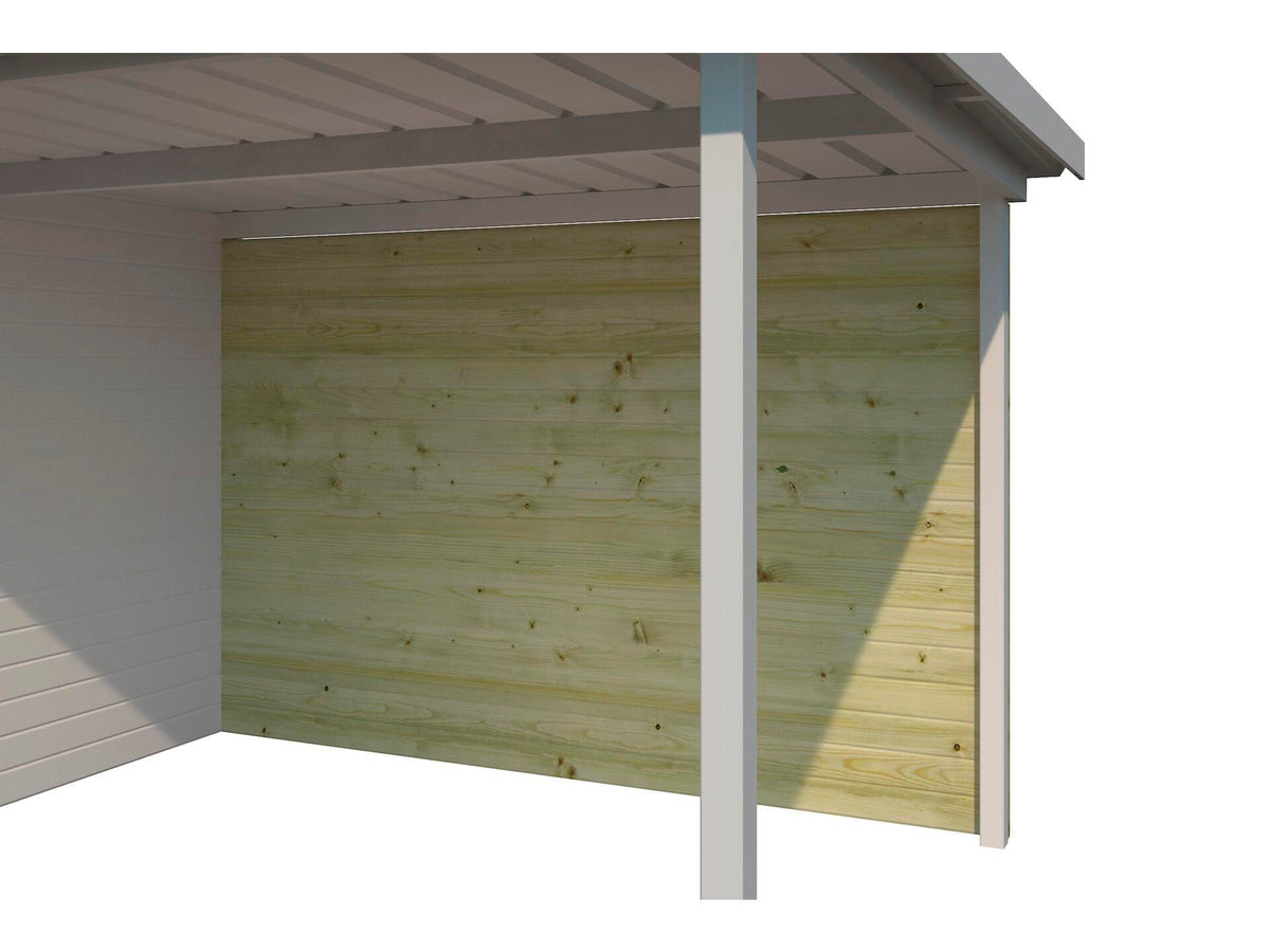 Gardenas achterwand 300cm voor extensie Nice geïmpregneerd