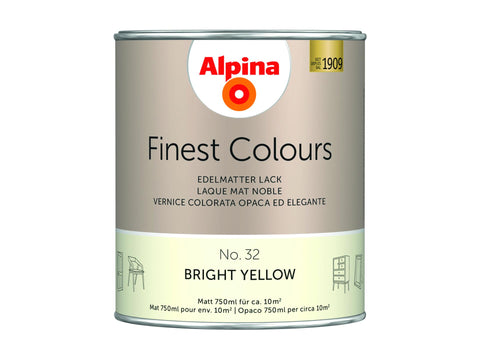 Alpina acryllak Bright Yellow 750ml