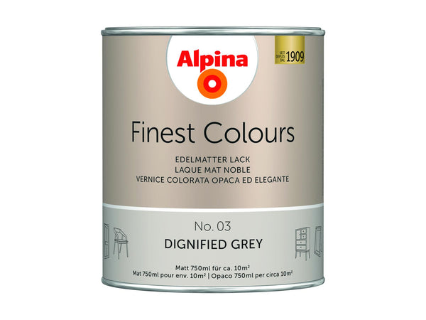 Alpina acryllak Dignified Grey 750ml