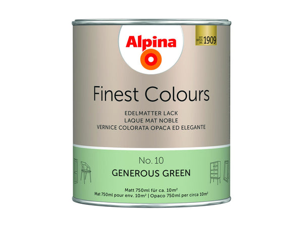 Alpina acryllak Generous Green 750ml
