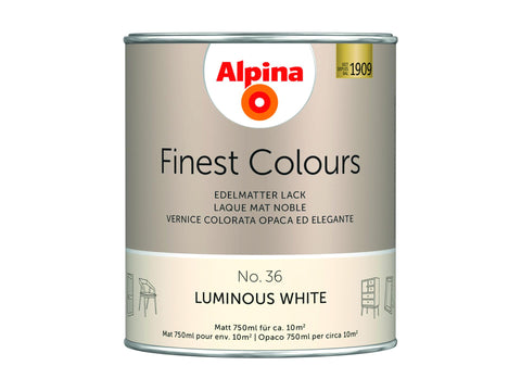 Alpina acryllak Luminous White 750ml
