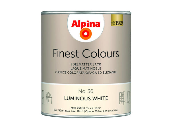 Alpina acryllak Luminous White 750ml