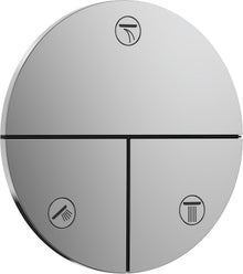 Afwerkset omsteller voor 3 functies Comfort S HG chroom