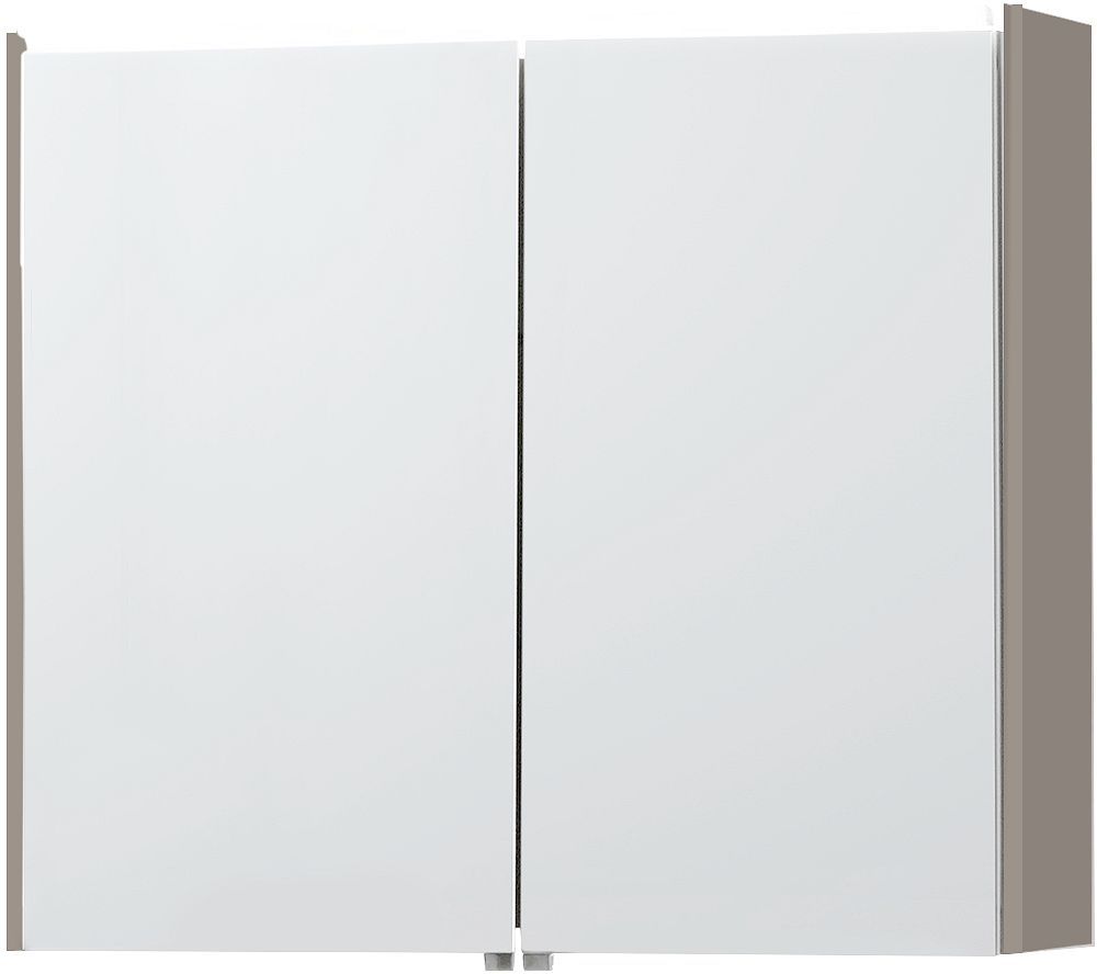 Spiegelkast Molto 81CM met verlichting ledline poedergrijs