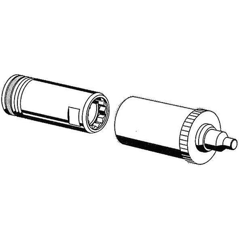 Adapter quick Schell 55MM chroom, koppelingen — SKU DESCO-65936