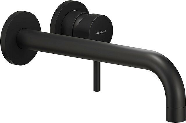 AFWERKSET 1GREEP MENGKRAAN LIVE NOBILI 250MM MAT ZWART
