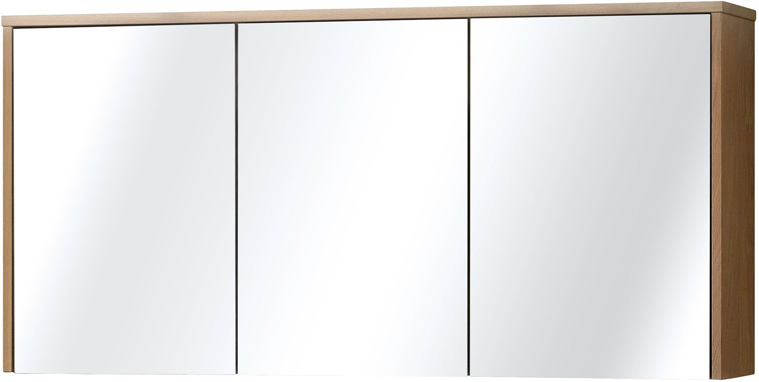 Spiegelkast combo massif/molto/craft 3 deuren 140CM eik