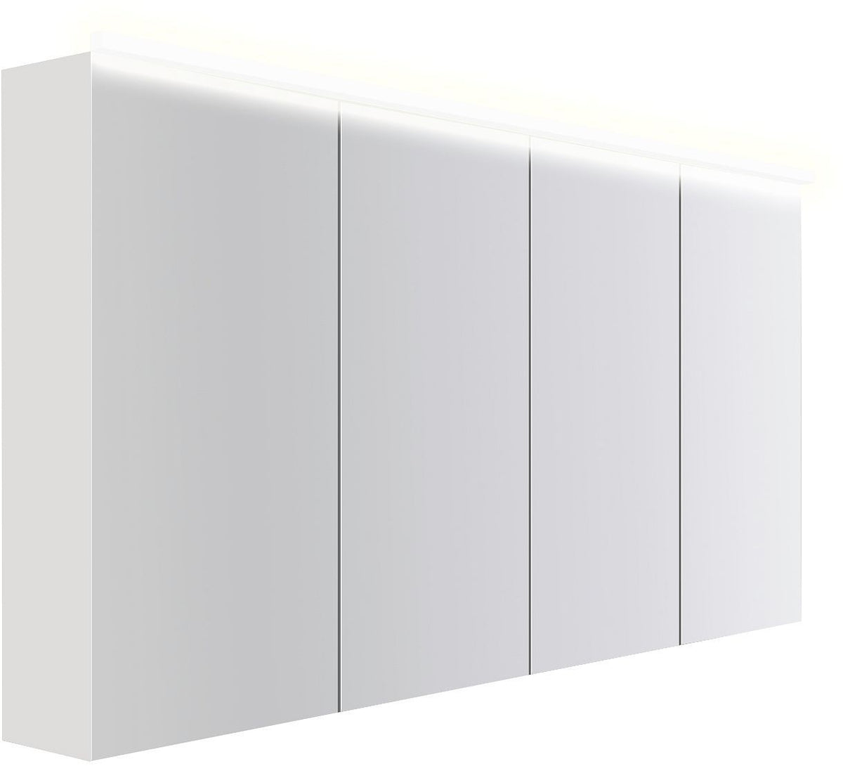 Spiegelkast COFFEE 4 deuren 1600MM 4250K Decor Fluweel