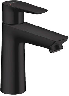 1GREEP MENGKRAAN LAVABO TALIS E 110 HG AUTOMATISCHE SLUITING MAT ZWART