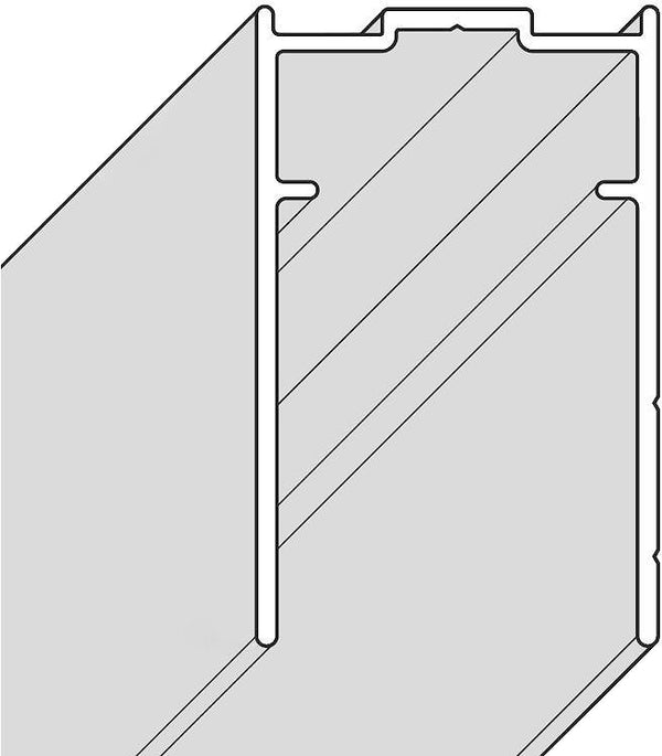 PROFIL DE POLONGEMENT SWING NOVELLINI P.PORTE PIVOTANTE/PAROI FIXE GAUCHE/DROITE CHROME