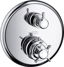 SET DE FINITION THERMOSTAT A ENCASTRER + ROBINET D'ARRET MONTREUX HANSGROHE CHROME