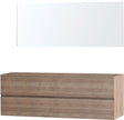 MEUBLE MOLTO CHENE NATUREL 180 POUR LAVABO A POSER MIROIR
