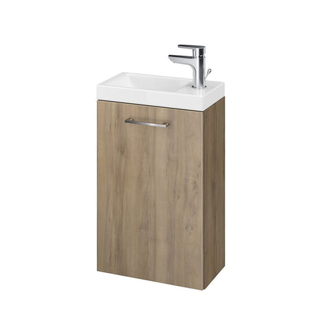 Belvit Lara onderkast met wastafel Notenhout (39,2x59x21,5cm), wastafelonderkasten — SKU MB-19030-22557, EAN 5404029101741