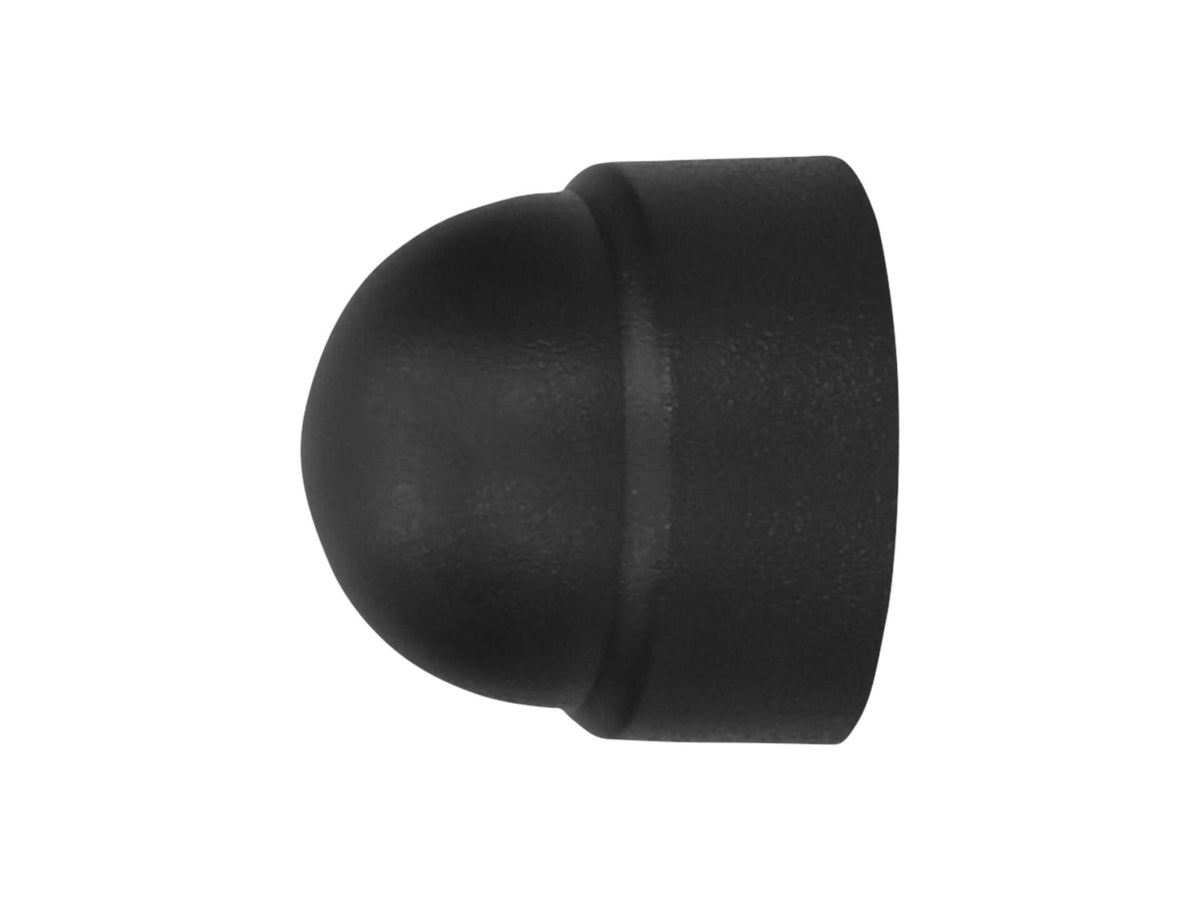Pgb-fasteners afdekkap voor M6 SW10 zeskantmoeren 12,9mm zwart 20 stuks