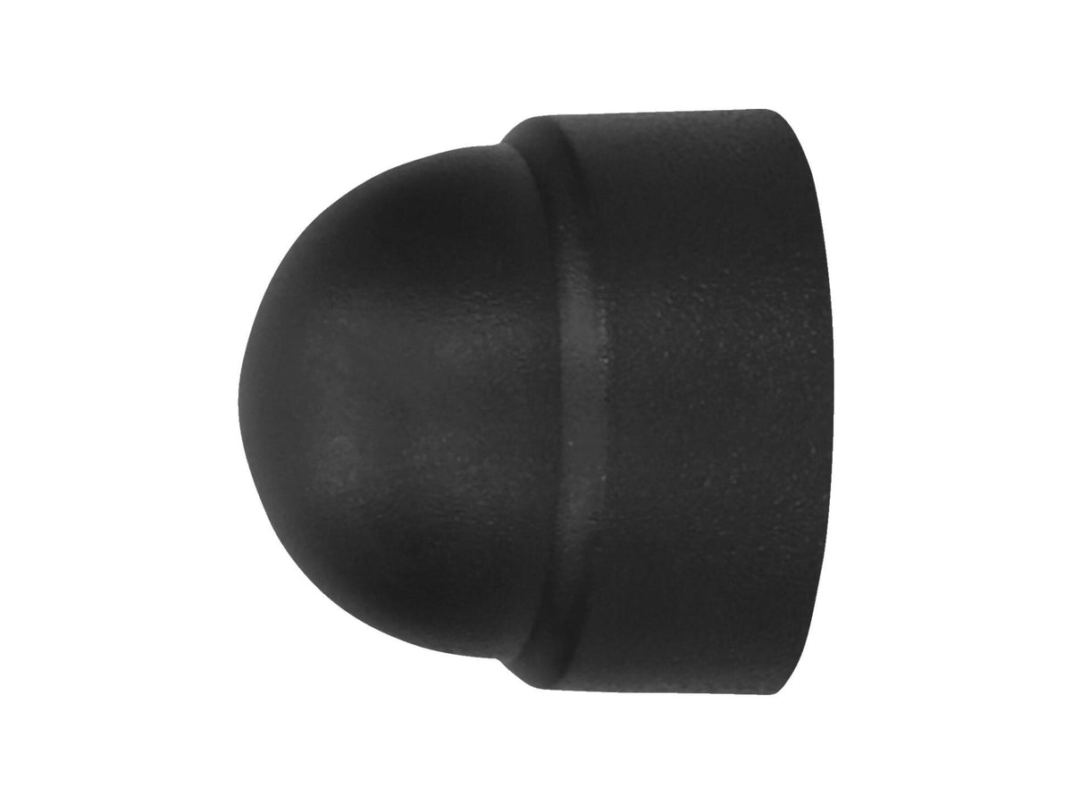 Pgb-fasteners afdekkap voor M8 SW13 zeskantmoeren 12,9mm zwart 12 stuks