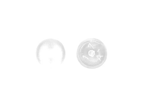 Pgb-fasteners afdekkap voor PZ2-schroeven 12mm wit 200 stuks