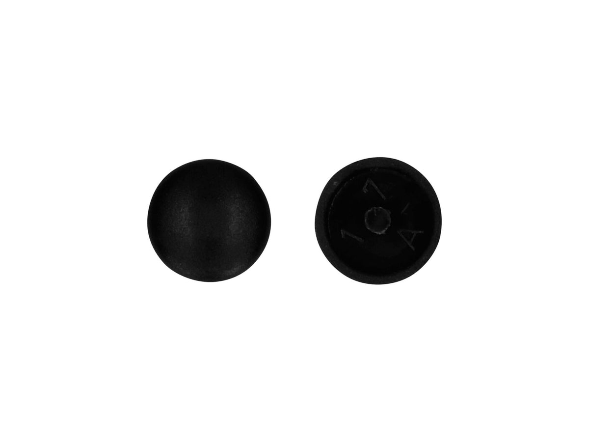 Pgb-fasteners afdekkap voor PZ2-schroeven 12mm zwart 200 stuks
