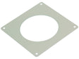 Renson plaque de recouvrement 100mm blanc 2 pièces