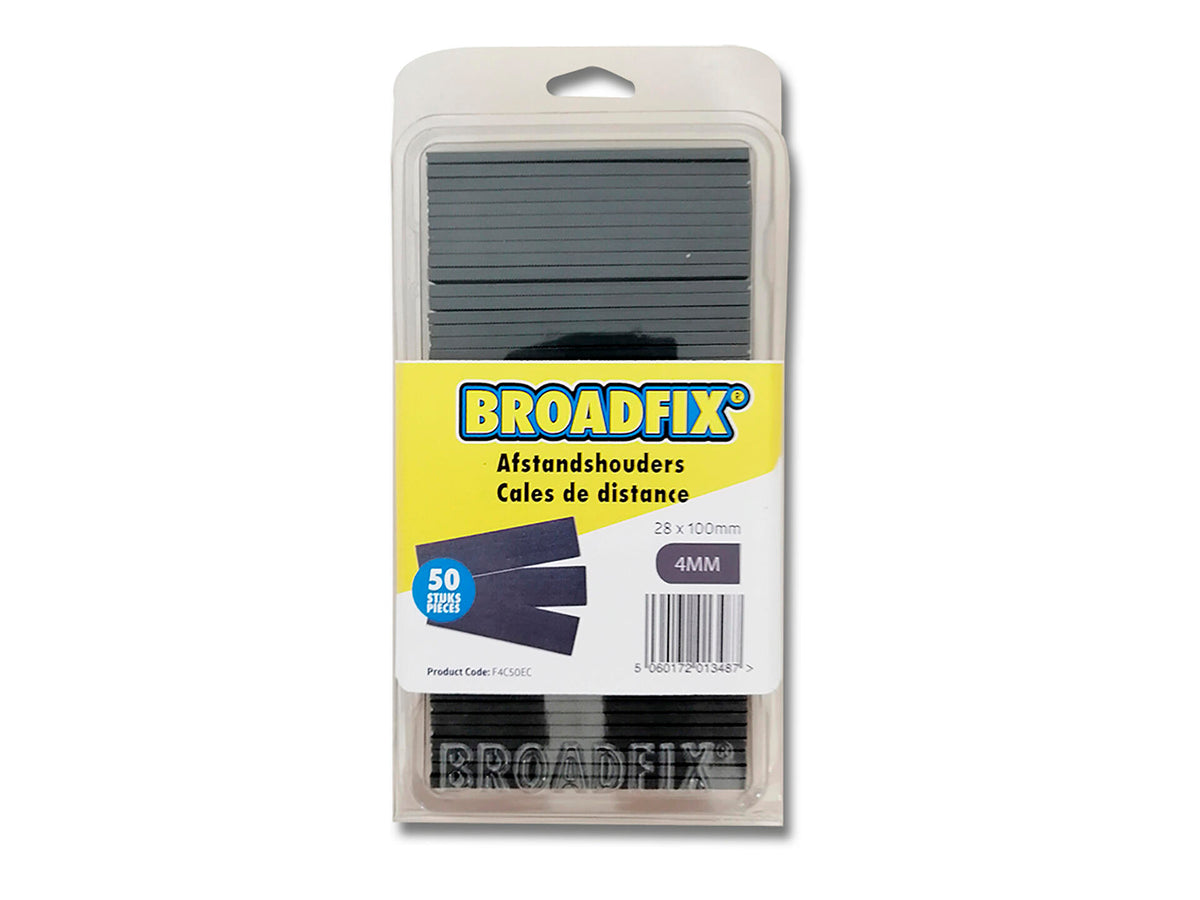 Broadfix afstandhouders 100x28x4 mm plat 50 stuks