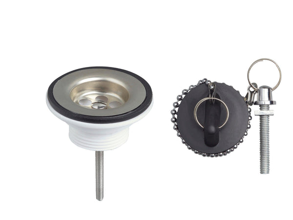 Wirquin bonde de lavabo 65mm avec bouchon