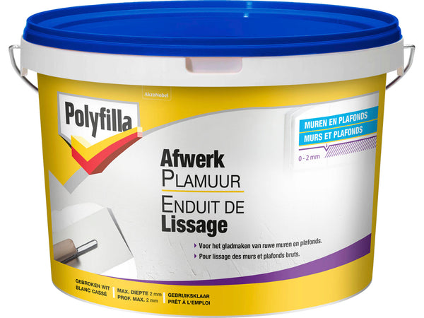 Polyfilla afwerkplamuur pasta 4kg wit
