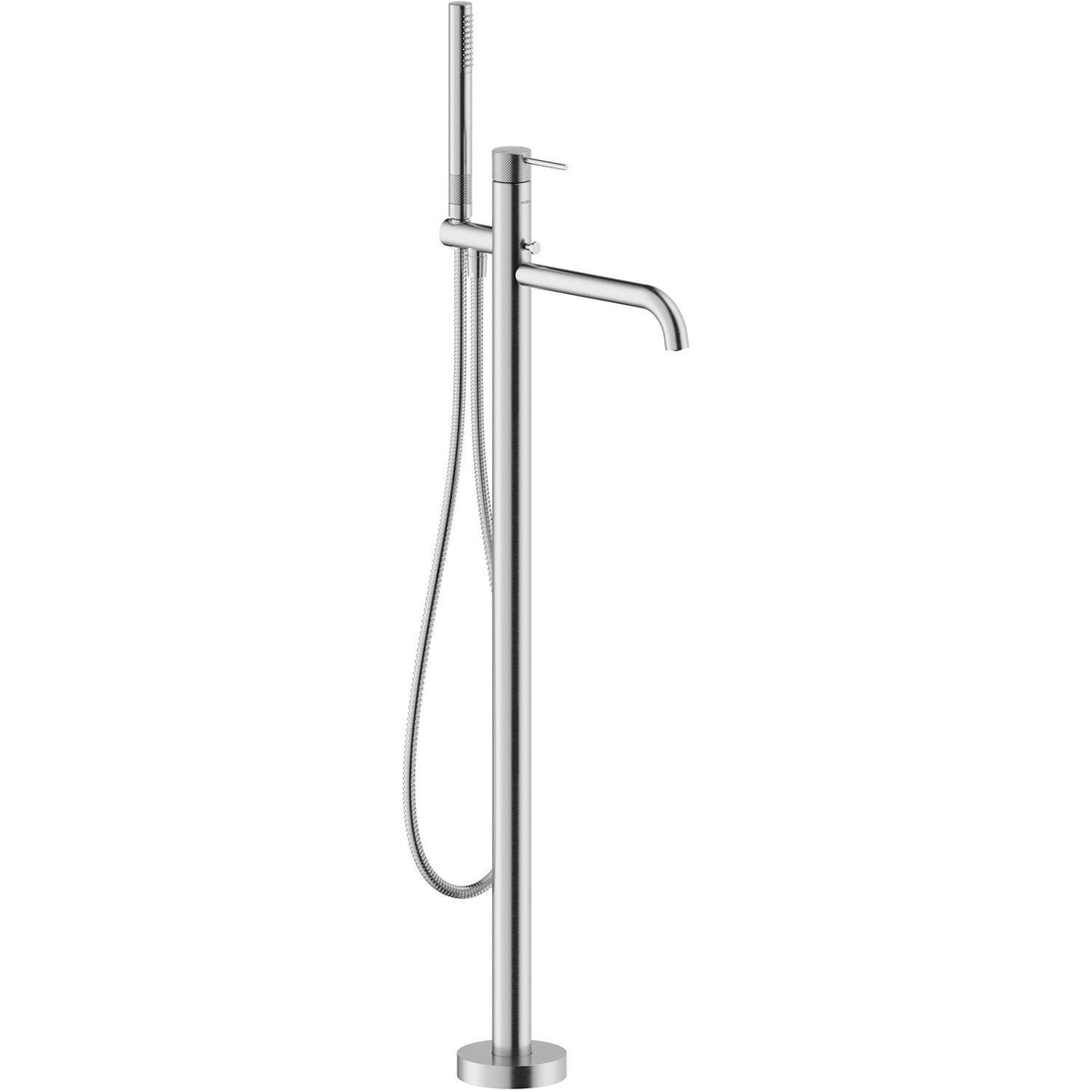 Afwerkset 1 greep menkgraan bad vrij respiro +handdouche inox